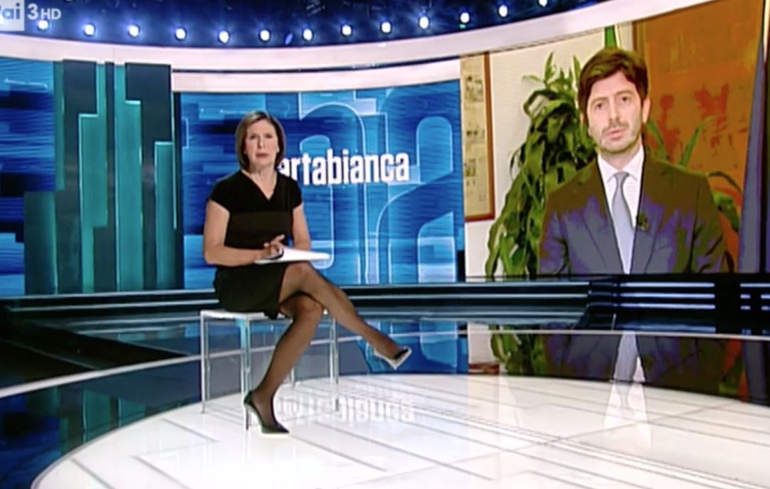 Cartabianca, Corona assente dopo il litigio. Berlinguer lo perdona: «Torni ma senza offese e insulti»