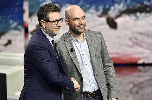 Che Tempo Che Fa: Saviano e Brignano nel cast. Alla prima ci sarà «Jerusalema»