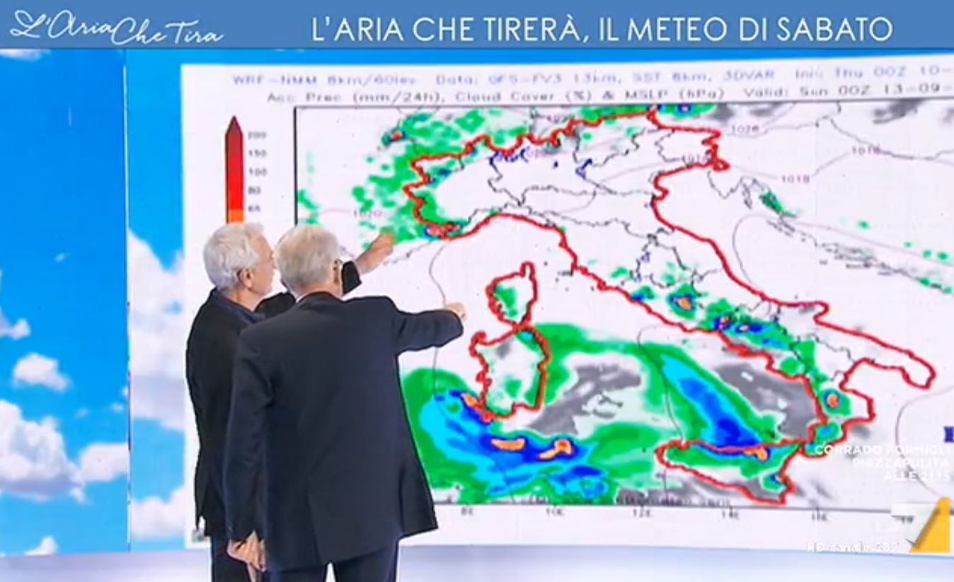 La7, Mario Monti e il siparietto con il meteorologo: «Lei è sovranista?» – Video