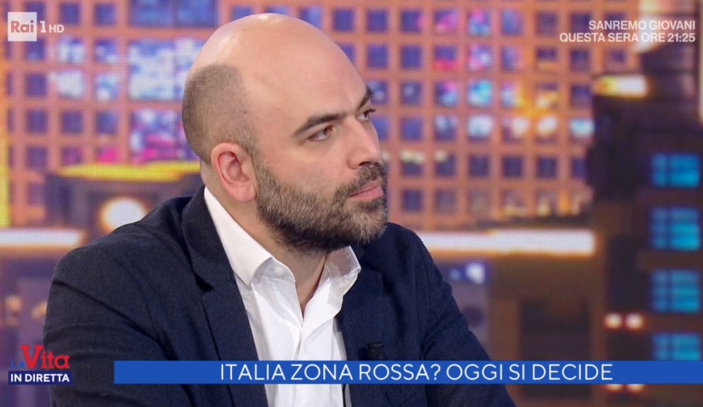 La Vita in Diretta: Saviano opinionista (in promozione)