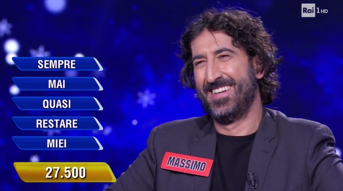 L’Eredità: un’altra vittoria per Massimo Cannoletta che arriva a 280.000 €