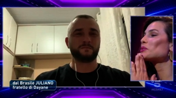 Dayane e il fratello Juliano - GF Vip 5