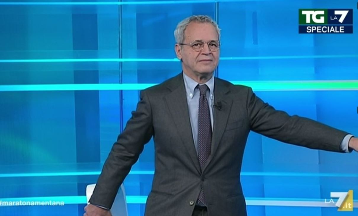 La7, che caos: Mentana deborda nel tg, il risultato è rocambolesco