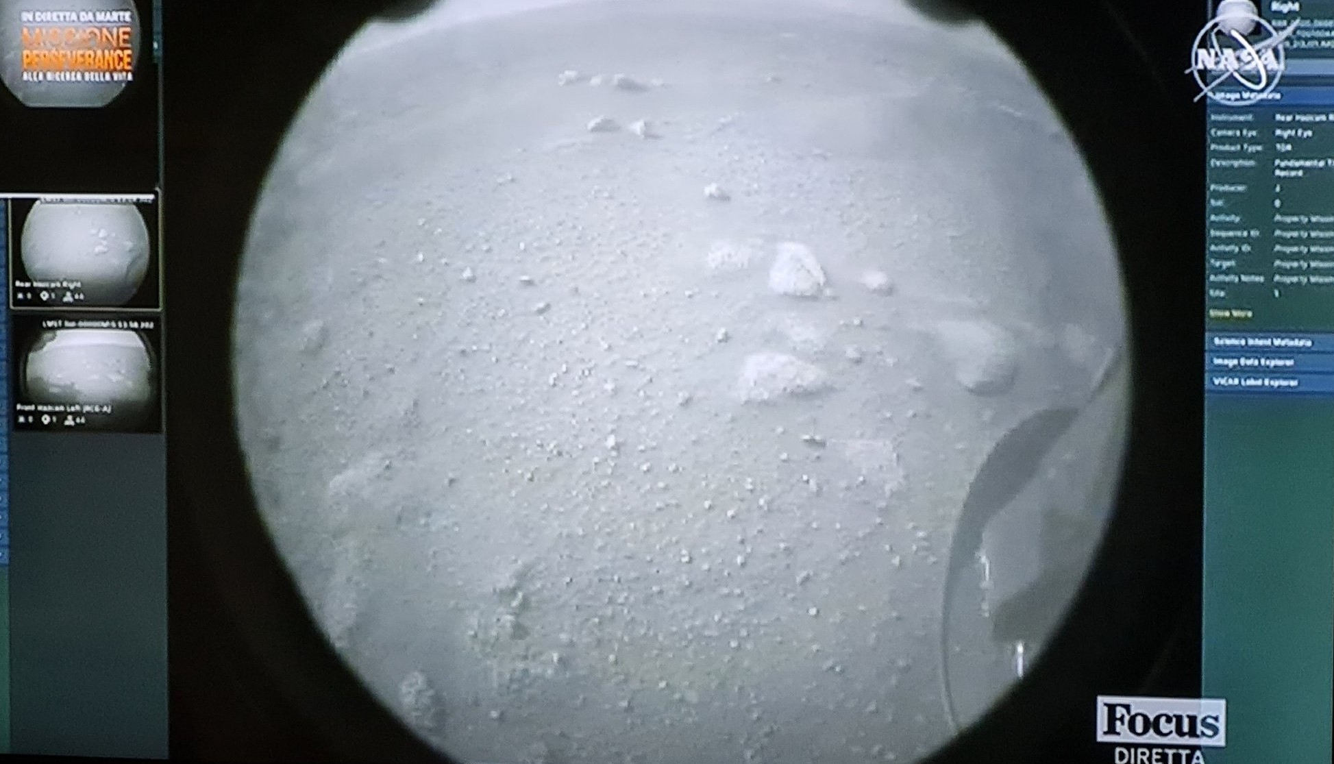 Marte, Perseverance atterra: c’è vita (solo) su Focus