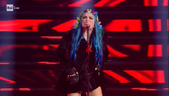 Loredana Bertè - Prima serata Sanremo 2021 (da RaiPlay) Loredana Bertè - Prima serata Sanremo 2021 (da RaiPlay)