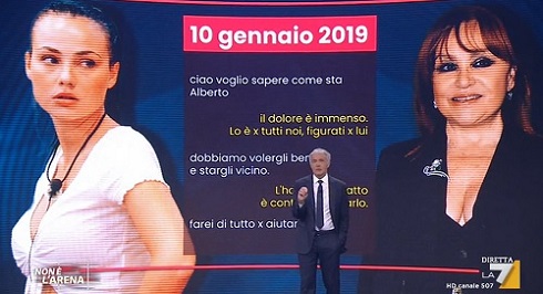 Ares Gate, a Non è L’Arena si vuole screditare Adua Del Vesco