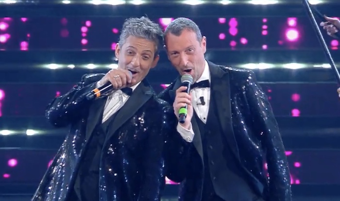 amadeus e fiorello amadeus e fiorello ascolti sanremo