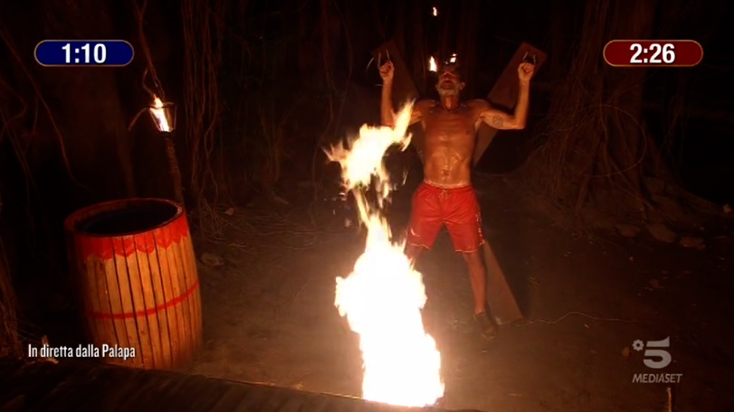 Brando nella prova del fuoco - Isola dei Famosi 2021