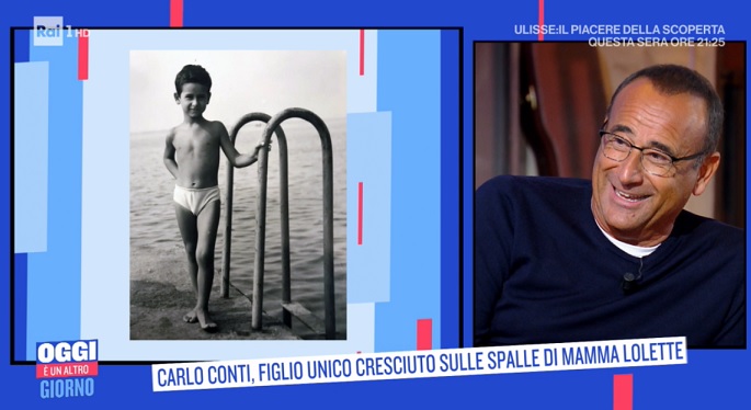Carlo Conti in mutande imbarazza la Bortone: «C’è questa parte, che ho con me dalla nascita, che mi fa fare bella figura» – Video
