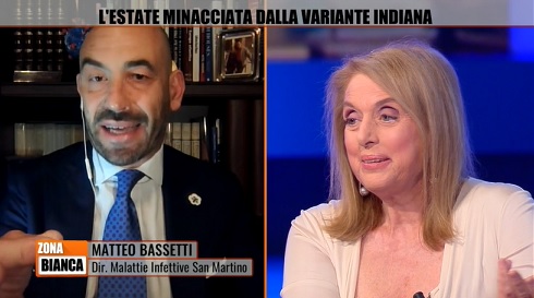 Zona Bianca, Boralevi vs Bassetti. Il virologo: «Vai a fanc*lo. Ignorante, si deve vergognare» – Video