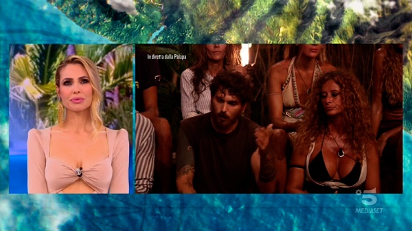 Ilary, Andrea e Valentina - Isola dei Famosi 2021