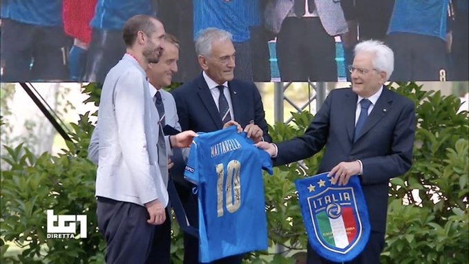 Grazie Ragazzi! In diretta su Rai 1 l’incontro degli Azzurri con Mattarella al Quirinale e Draghi a Palazzo Chigi