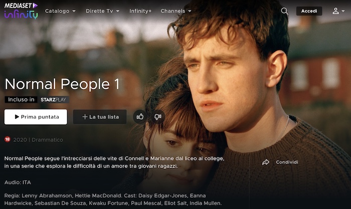 Mediaset Infinity: ecco i nuovi sei channels