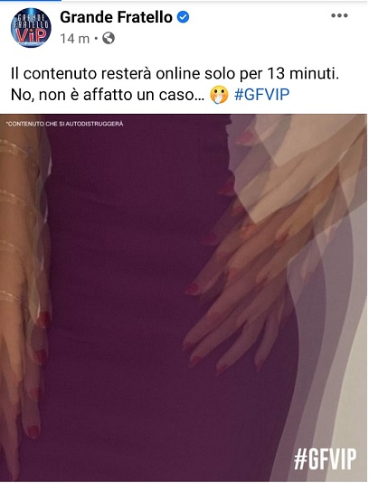 Indizio su Raffaella Fico - GFVIP