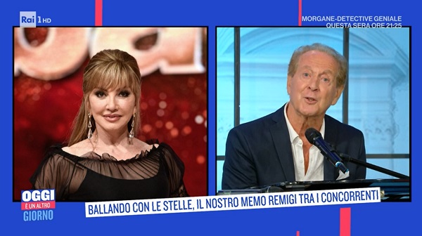 Ballando con le Stelle 2021: Milly Carlucci arruola Memo Remigi in diretta a «Oggi è un altro Giorno»