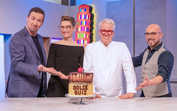 Dolce Quiz: Knam sbarca nel mezzogiorno di Rai2 con sua moglie e Alessandro Greco. Manila Nazzaro ospite