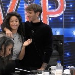 Manuel Bortuzzo in piedi