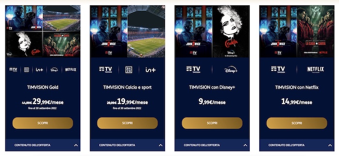 Le nuove promo di TIMVISION per attivazioni fino al 15 novembre