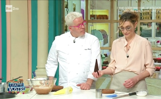 Ernst Knam e la moglie approdano a I Fatti Vostri