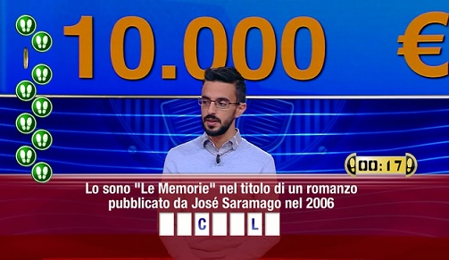 Caduta Libera!: Giovanni Trovato è il nuovo campione ‘sbanca-montepremi’