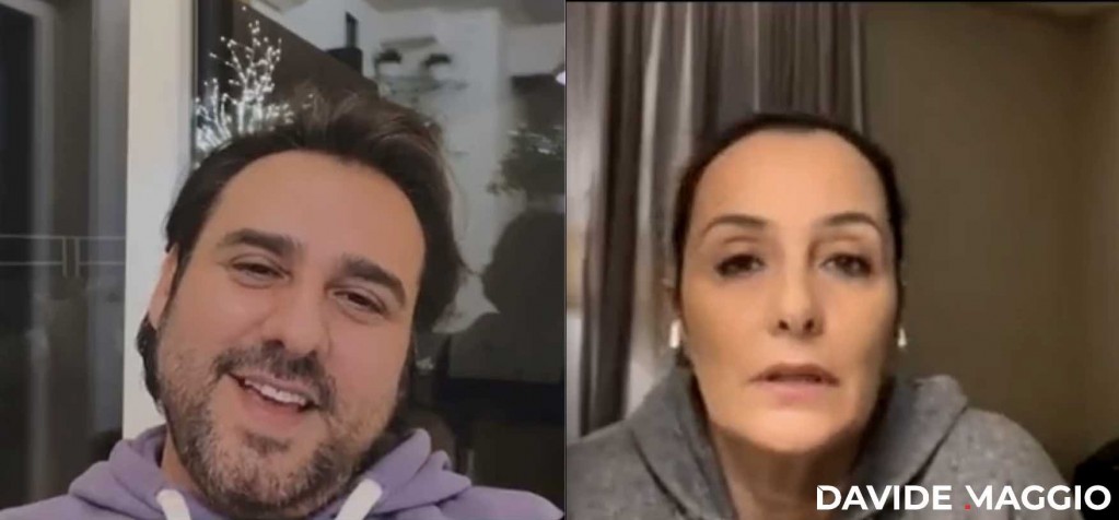 Roberta Capua a Sanremo nel segno della moda circolare. L’annuncio della conduttrice in diretta Instagram con Davide Maggio