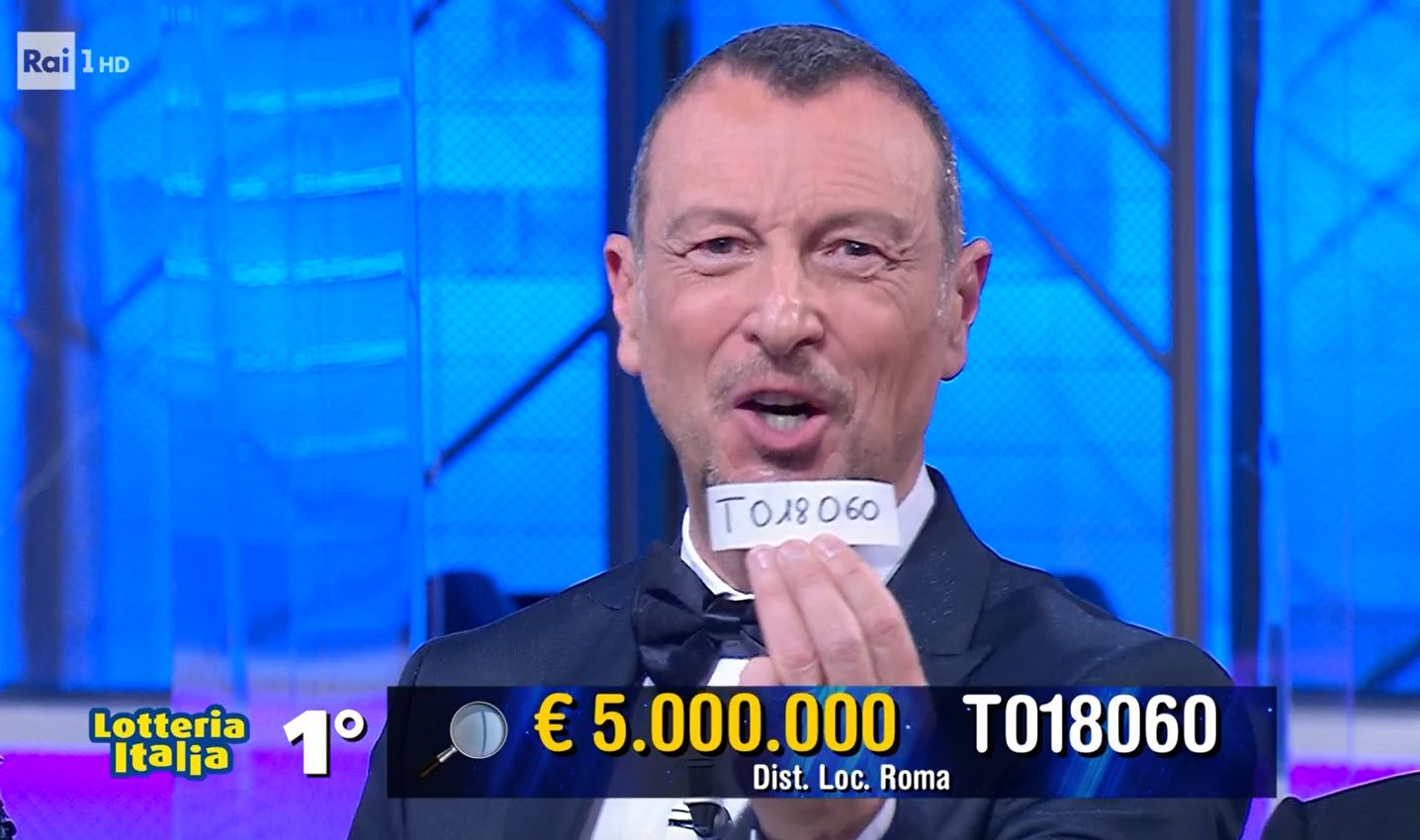 Lotteria Italia: biglietti vincenti