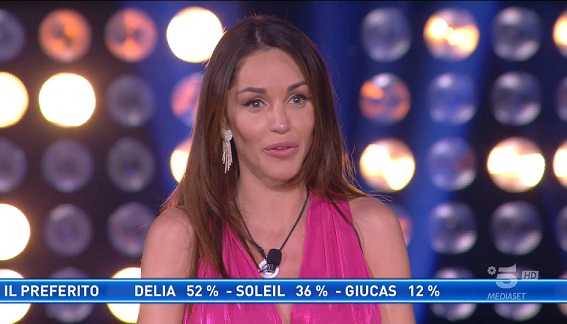 Percentuali televoto Delia - GFVip