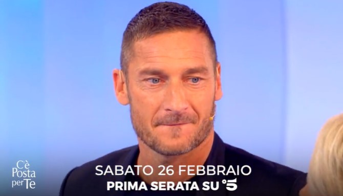 Francesco Totti a C’è Posta Per Te