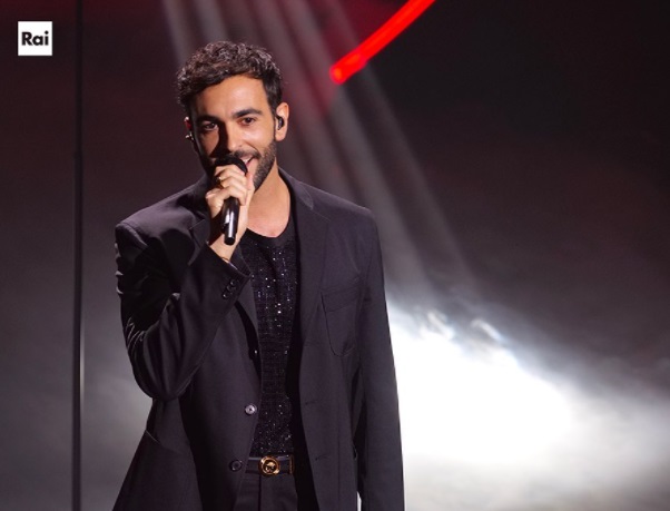 Marco Mengoni - Sanremo 2022 (foto Instagram sanremorai)