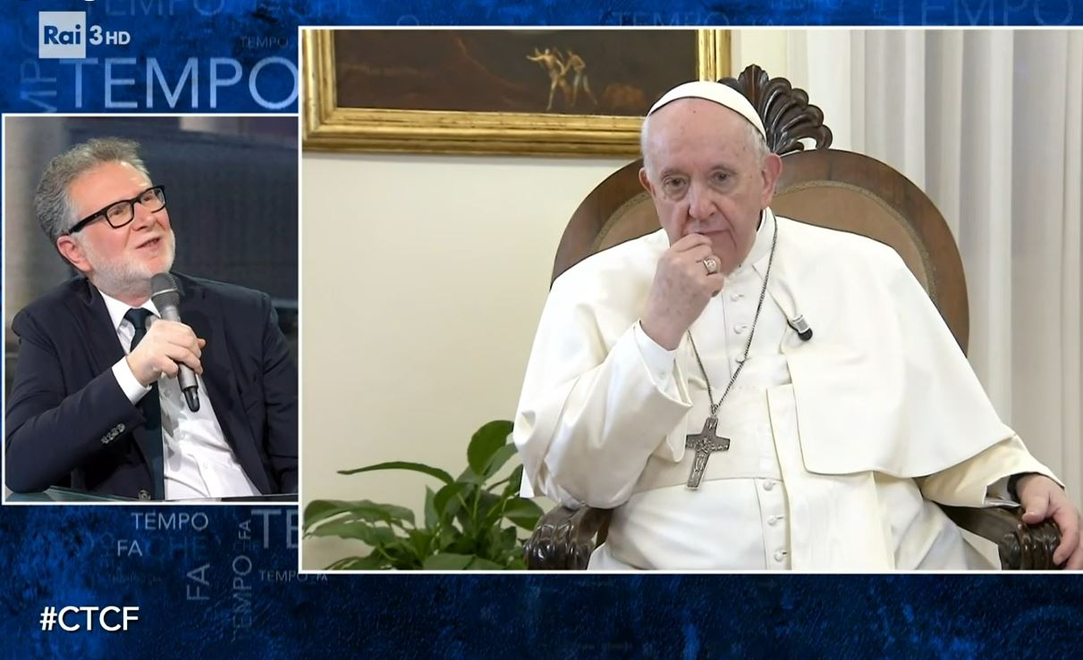 Che tempo che fa: Papa Francesco va oltre l’evento