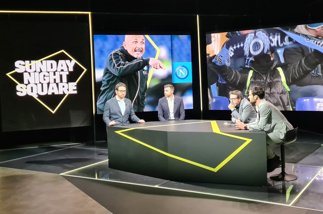 DAZN, dietro le quinte di Sunday Night Square