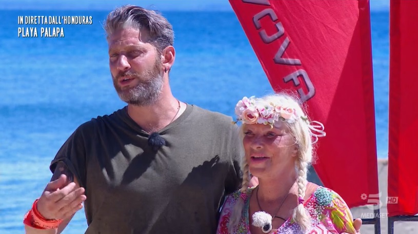 Edoardo e Cicciolina - Isola dei Famosi 2022