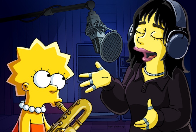 Lisa incontra Billie Eilish nel nuovo corto dei Simpson