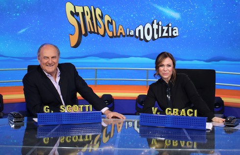 Hunziker positiva, Valeria Graci a Striscia