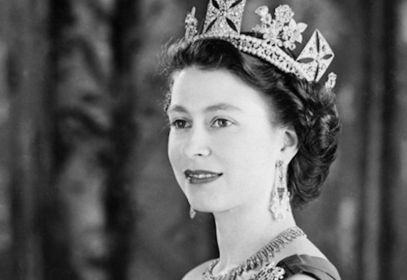 La Regina Elisabetta II da giovane