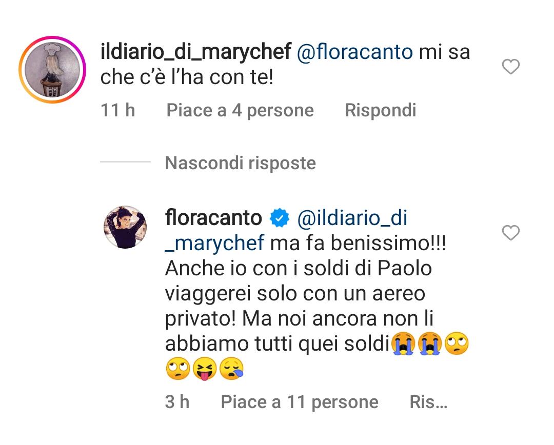 Flora Canto su Instagram