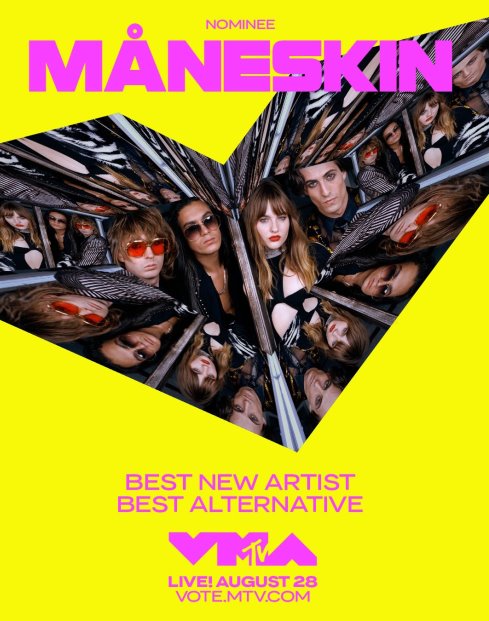 Le nomination dei Maneskin Le nomination dei Maneskin