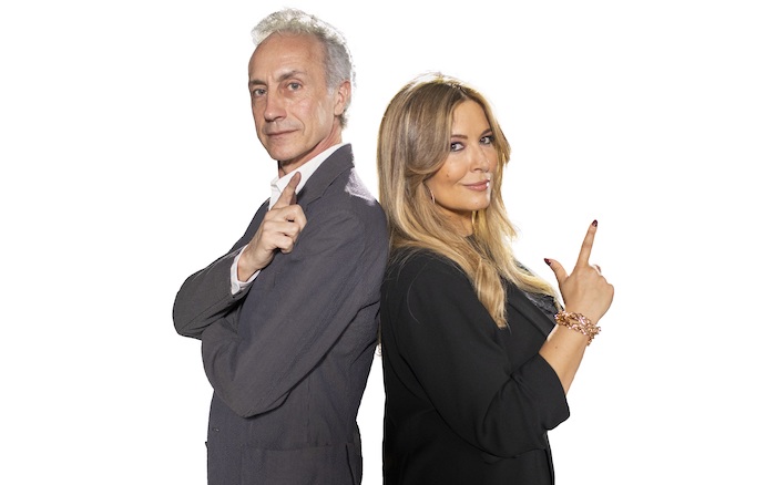 Selvaggia Lucarelli e Marco Travaglio sul Nove con Cartacanta – Il Quiz