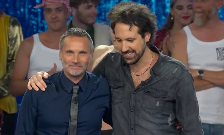 Nek con Emanuel Diego Victor