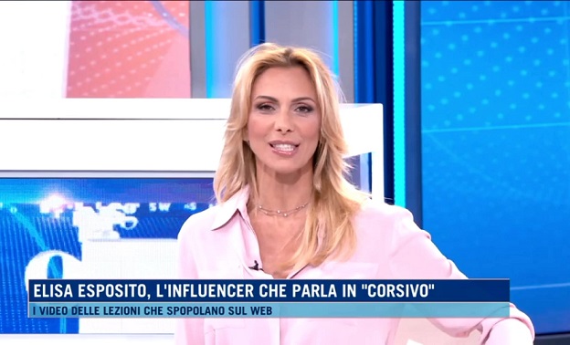 «Parlare in corsivo è una grande minchiata!». Imbarazzo dalla Branchetti – Video