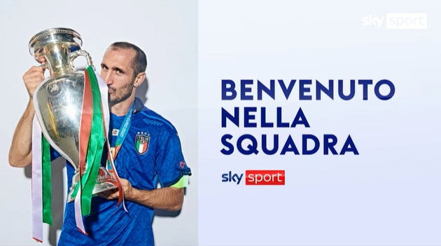 Giorgio Chiellini a Sky Sport