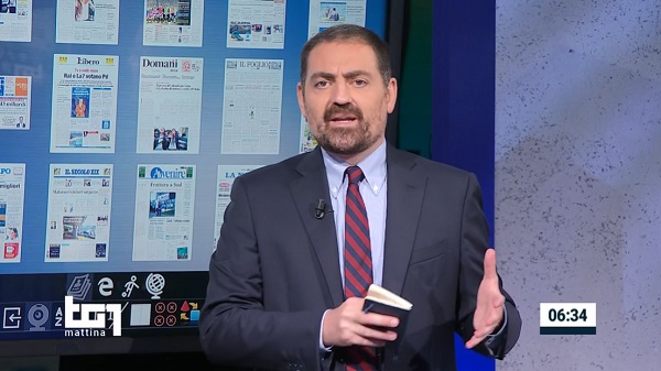Marco Valerio Lo Prete oggi a Tg1mattina - Rassegna Stampa
