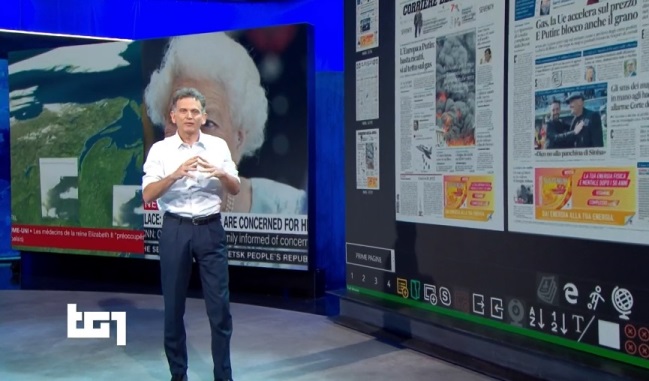 Il TG1 cambia studio