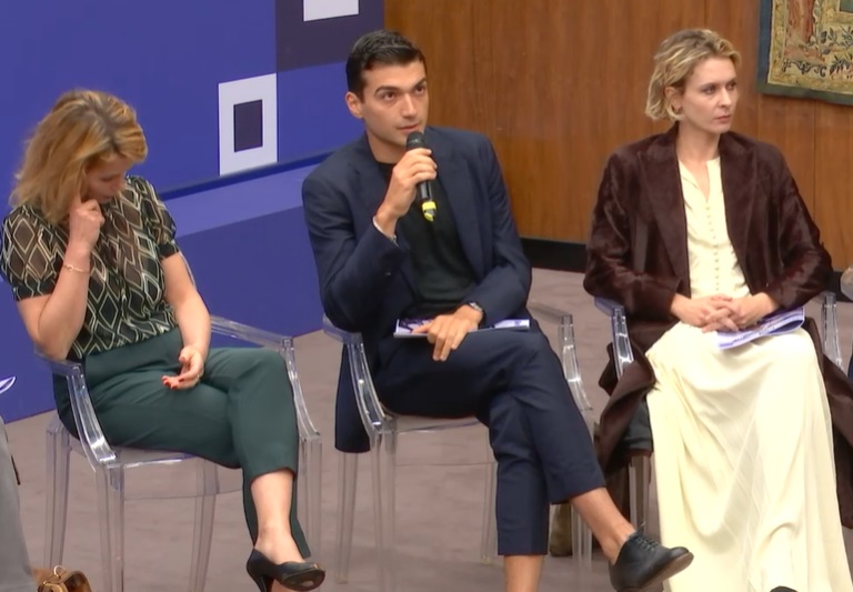 Giacomo Giorgio in conferenza stampa