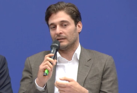 Lino Guanciale alla conferenza stampa