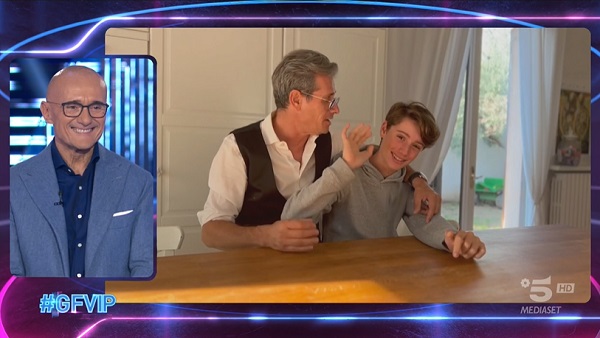 Alfonso, Marco e il figlio - GF Vip 7