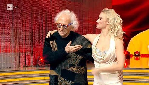 Giampiero Mughini e Veera Kinnunen - Ballando 17