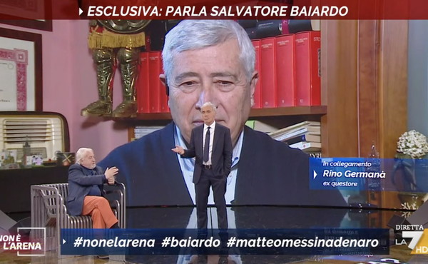 Baiardo, ex uomo di fiducia dei Graviano, avverte Giletti in diretta: «Lei sta rischiando parecchio, non solo a livello mafia» – Video
