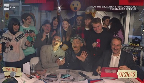 Blackout nello studio di Viva Rai2 – Video