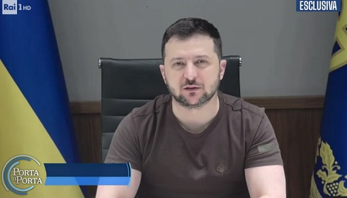 Zelensky ospite alla finale di Sanremo 2023